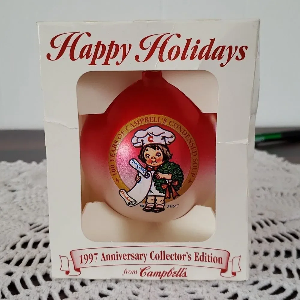 Vintage 1997 Campbell Kids 100th Anniversary Collector's Edition Ornament